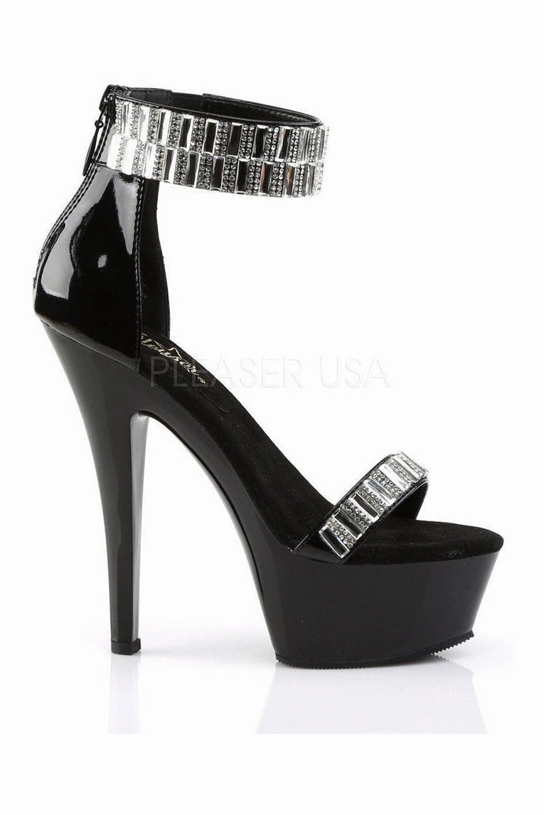 KISS-269RS Platform Sandal  | Black Patent