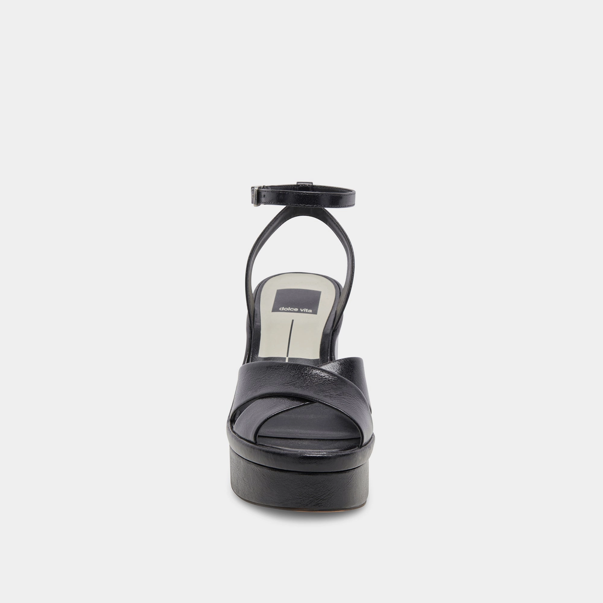 LAISHA HEELS MIDNIGHT CRINKLE PATENT - re:vita