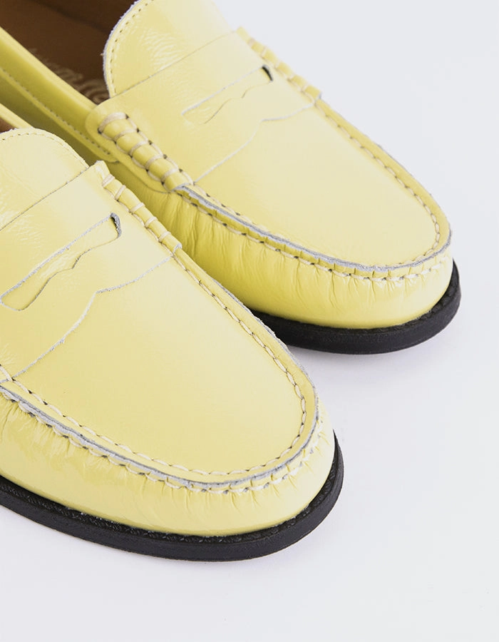 Lettine Yellow Naplack Leather
