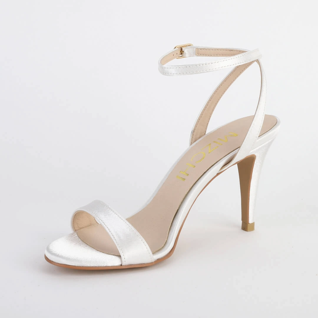 MEGAN - white SATIN
