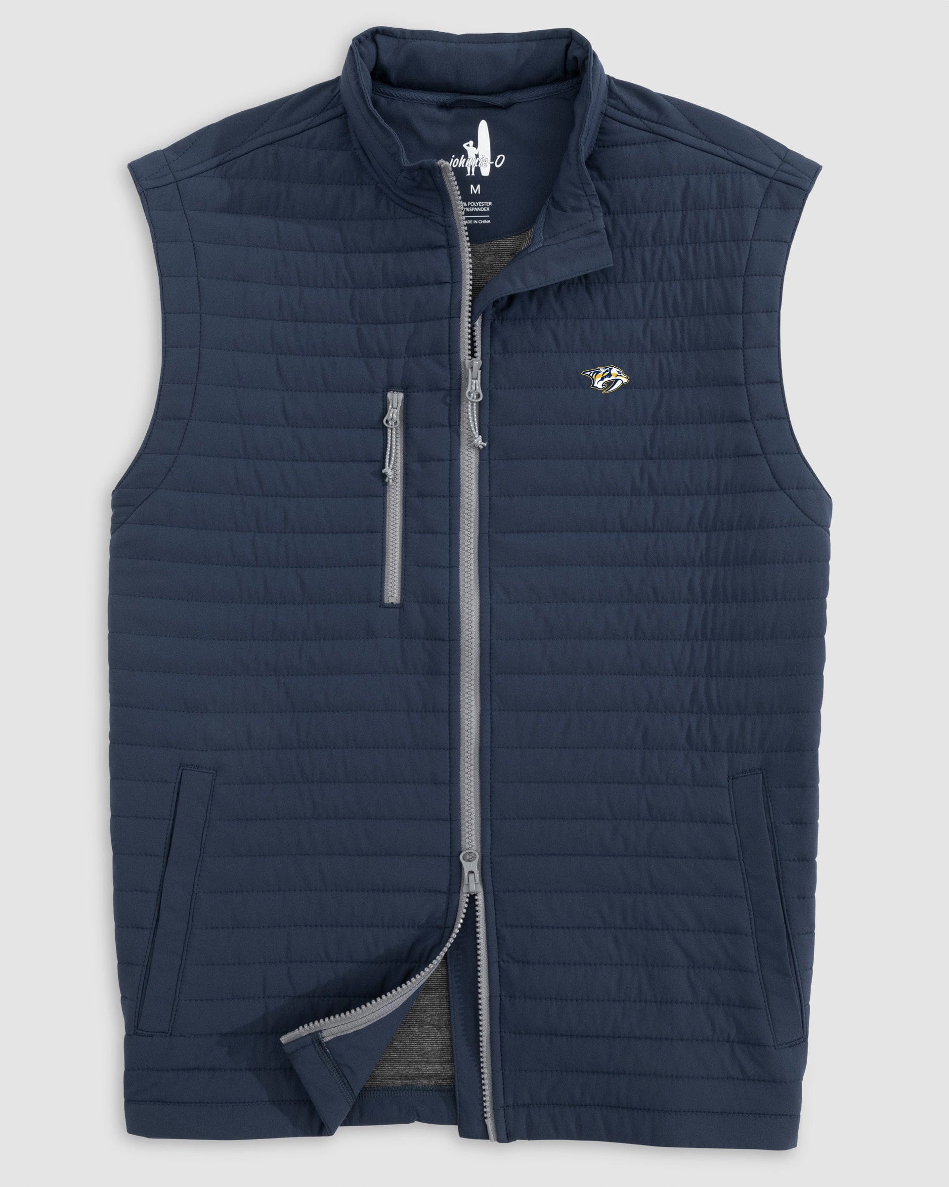 Nashville Predators Crosswind Quilted Performance Vest