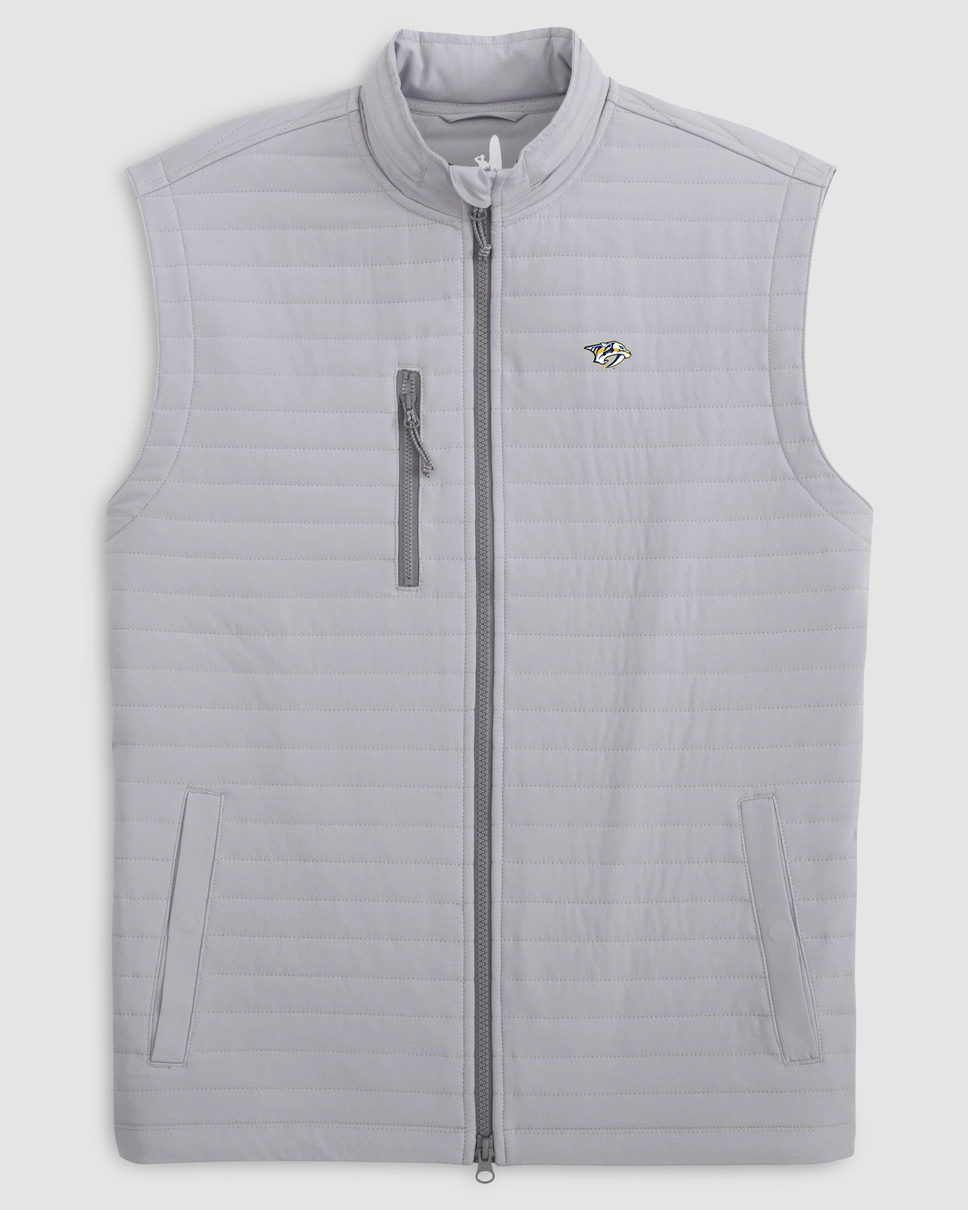 Nashville Predators Crosswind Quilted Performance Vest
