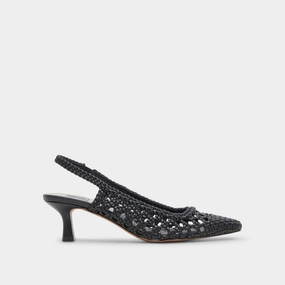 OLYMPA HEELS BLACK STELLA - re:vita