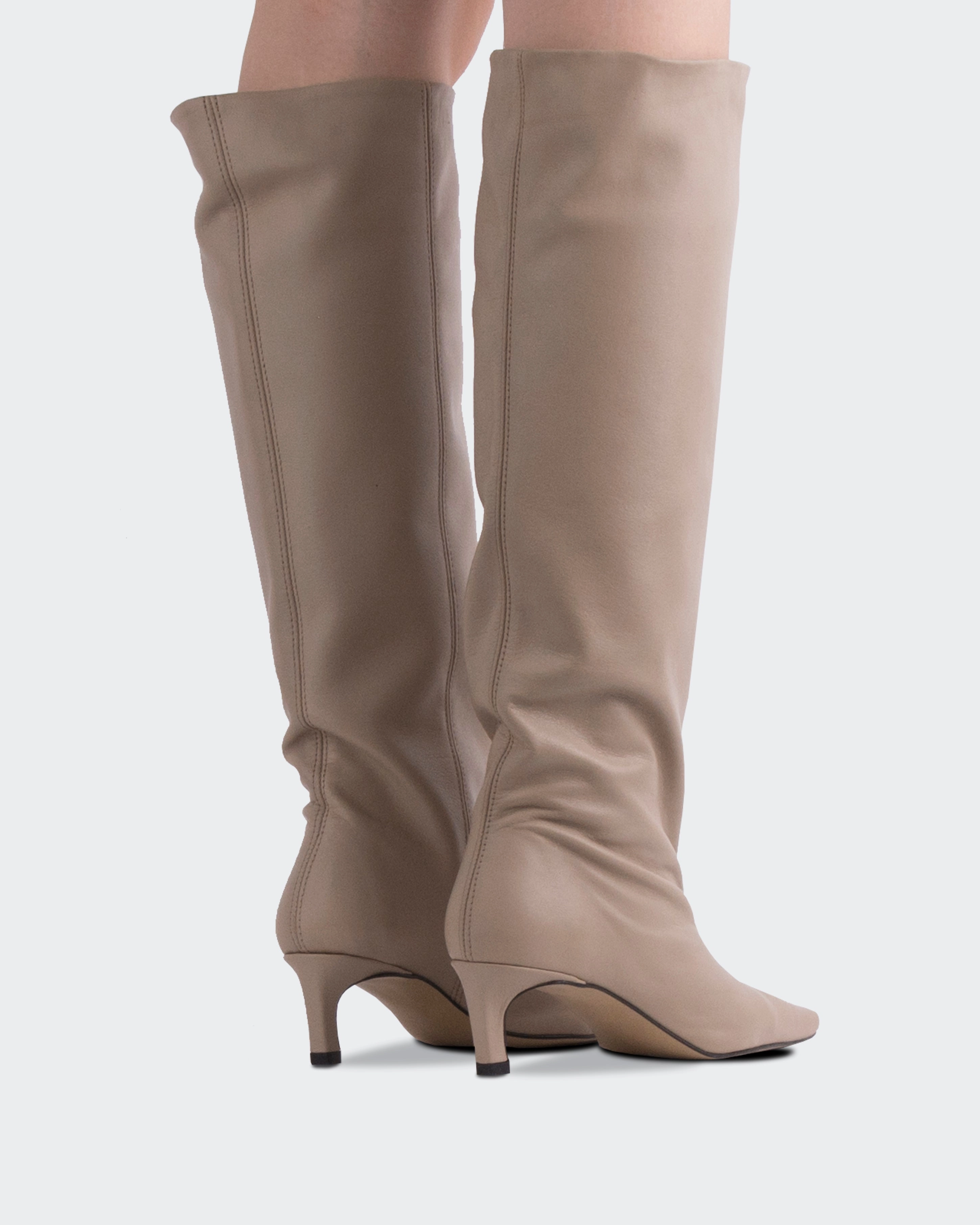 Omara Taupe Leather