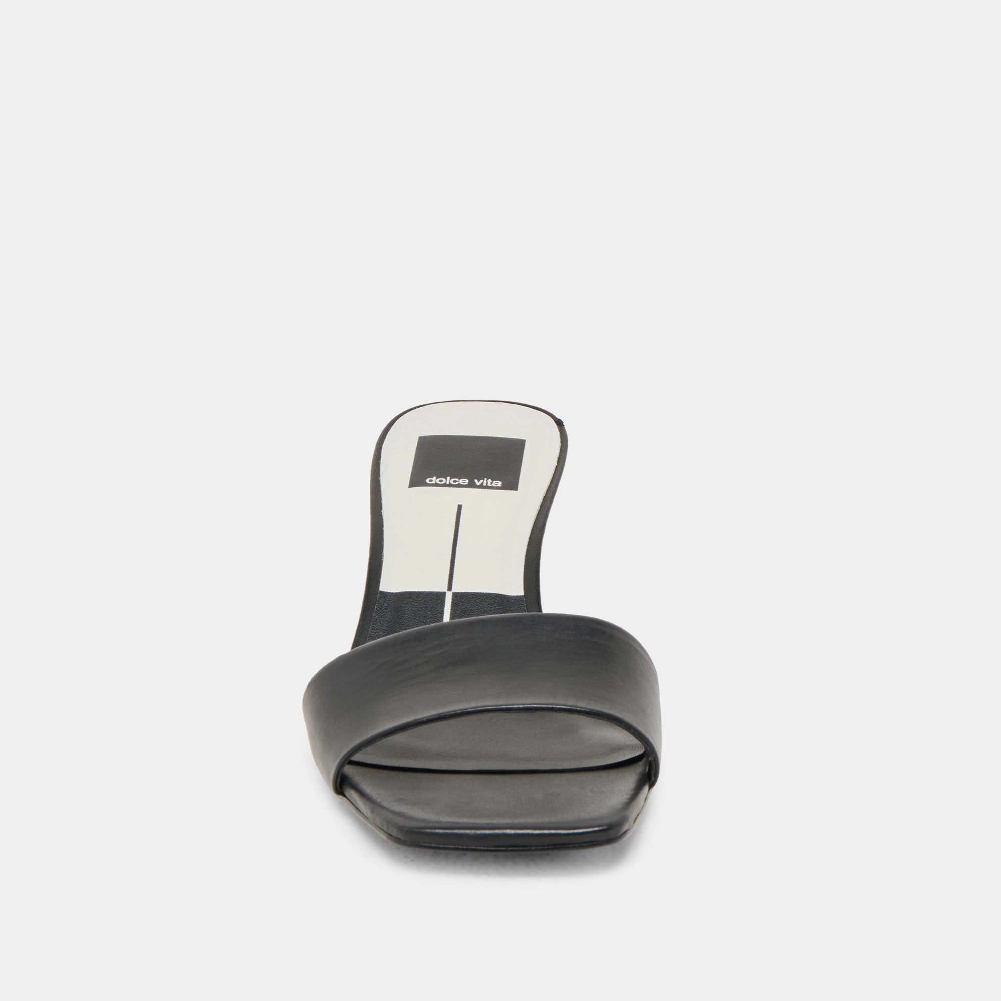 REXA HEELS BLACK LEATHER