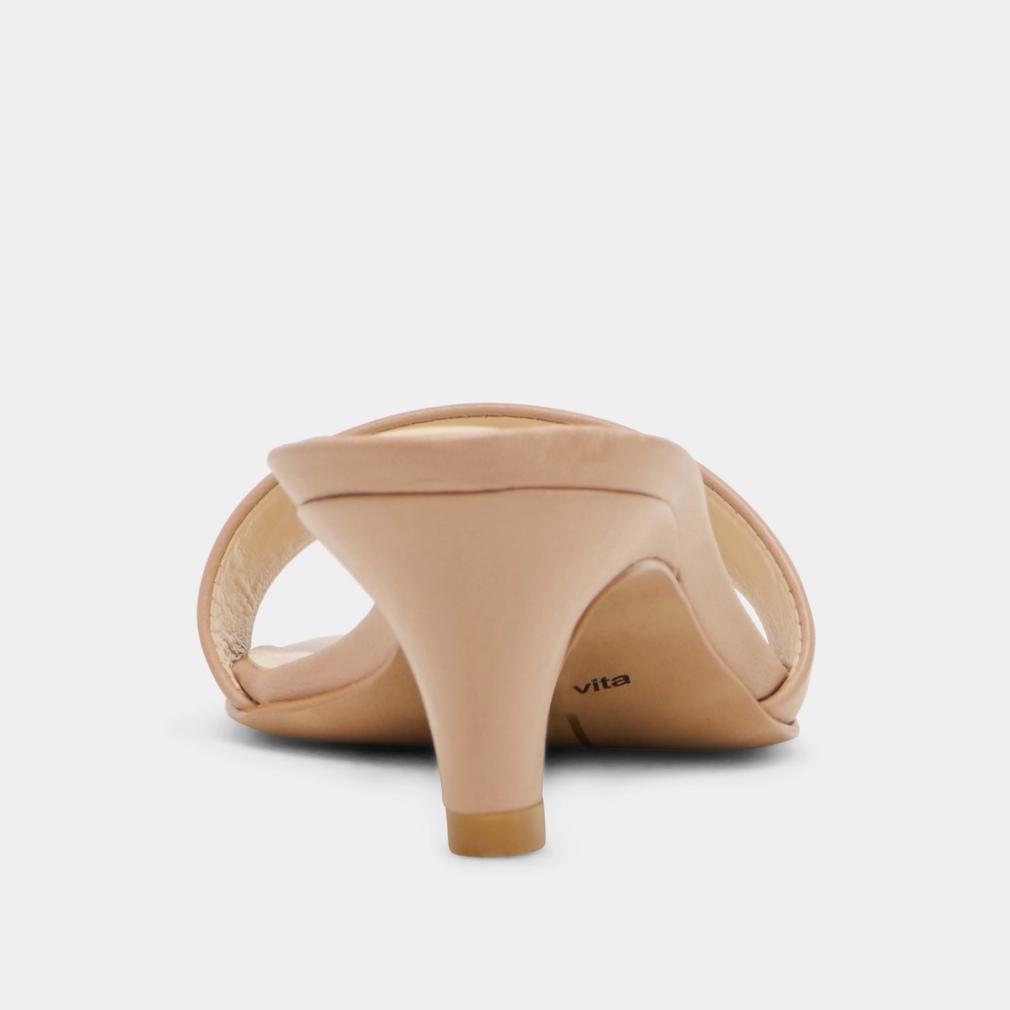 REXA HEELS LIGHT TAN LEATHER