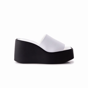 Rieti White Leather