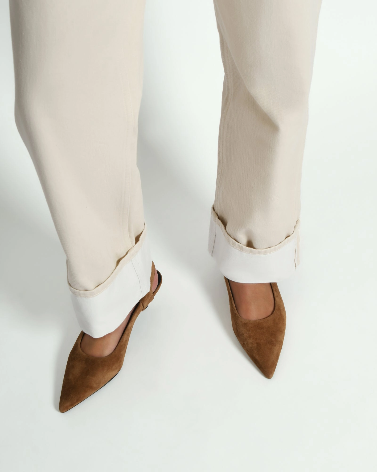 ROSA LOW HEELS BISCUIT SUEDE
