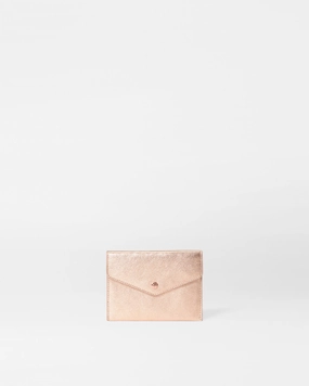 Rose Gold Metallic Leather  Greta