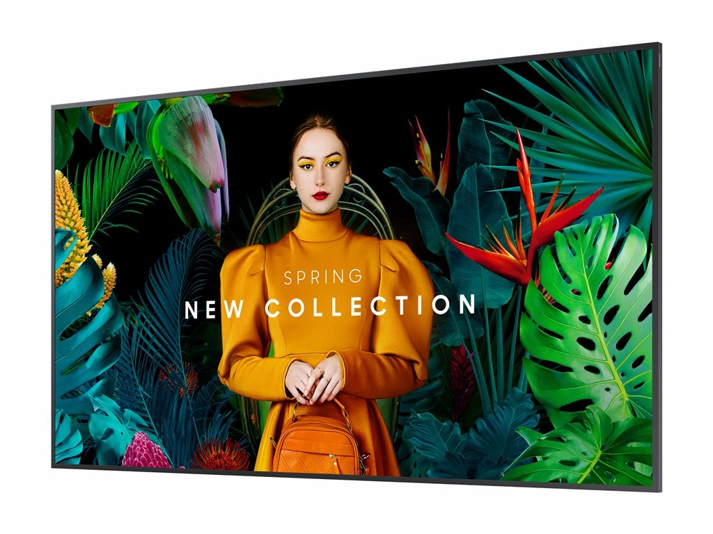 Samsung QB65C-N - 65 Diagonal Class QBC Series LED-backlit LCD display - Crystal UHD - digital signage - Tizen OS - 4K UHD (2160p)