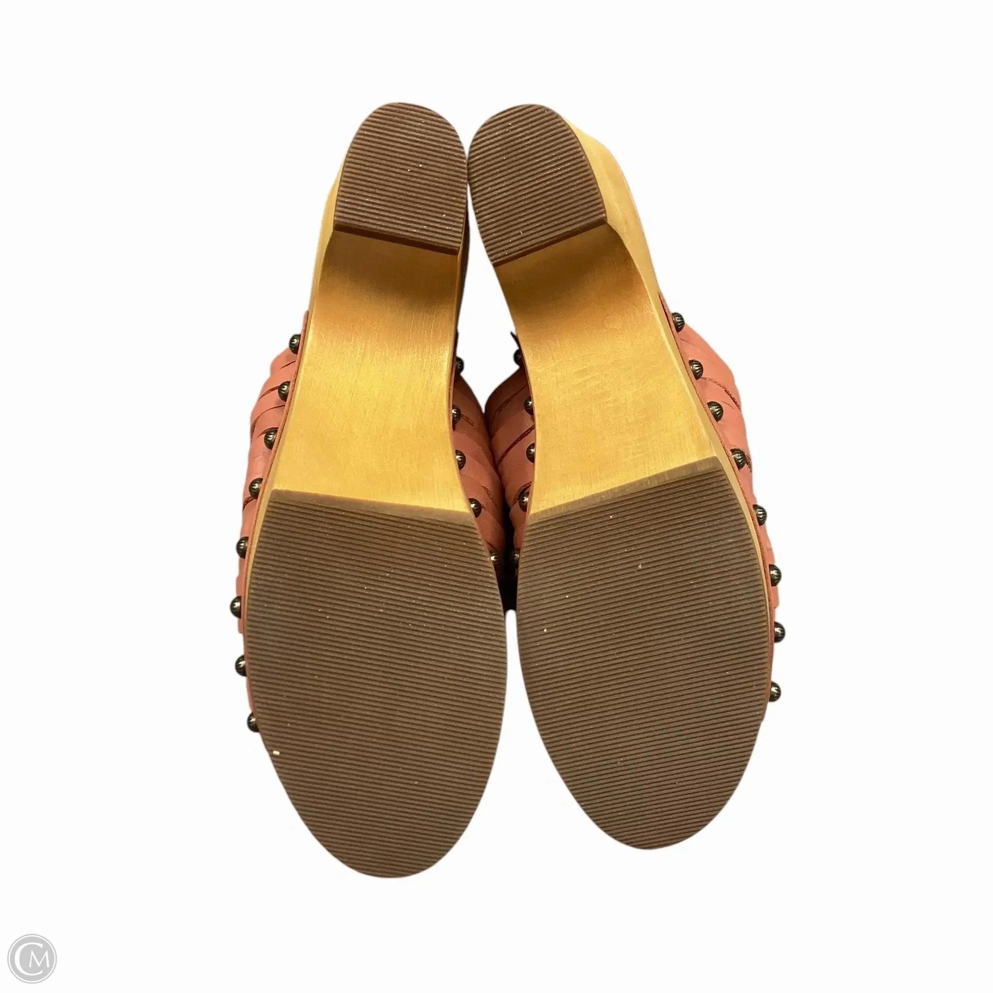 Sandals Heels Block By Dingo In Tan, Size: 11