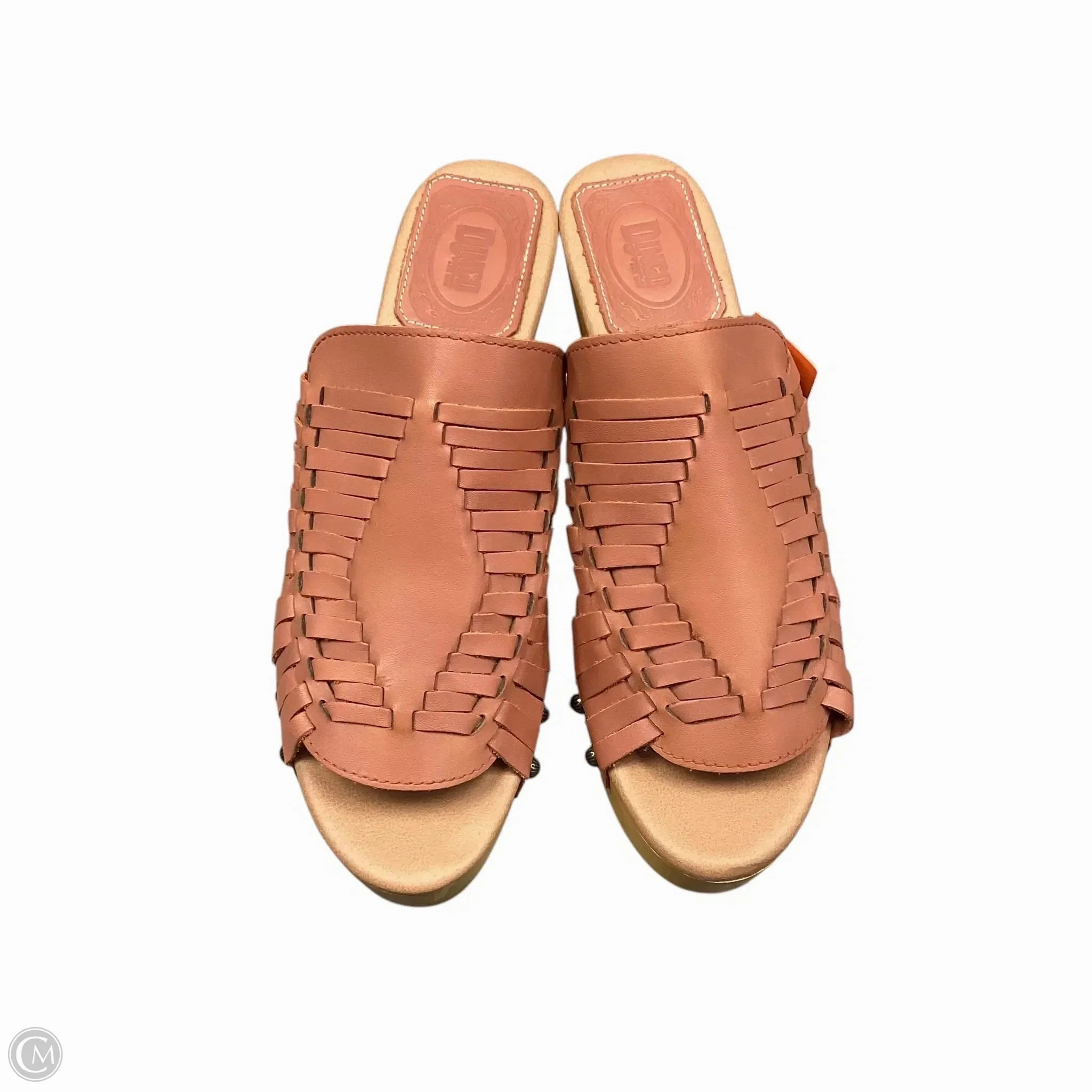 Sandals Heels Block By Dingo In Tan, Size: 11