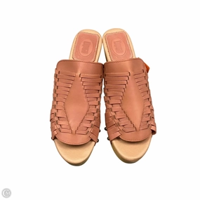 Sandals Heels Block By Dingo In Tan, Size: 11