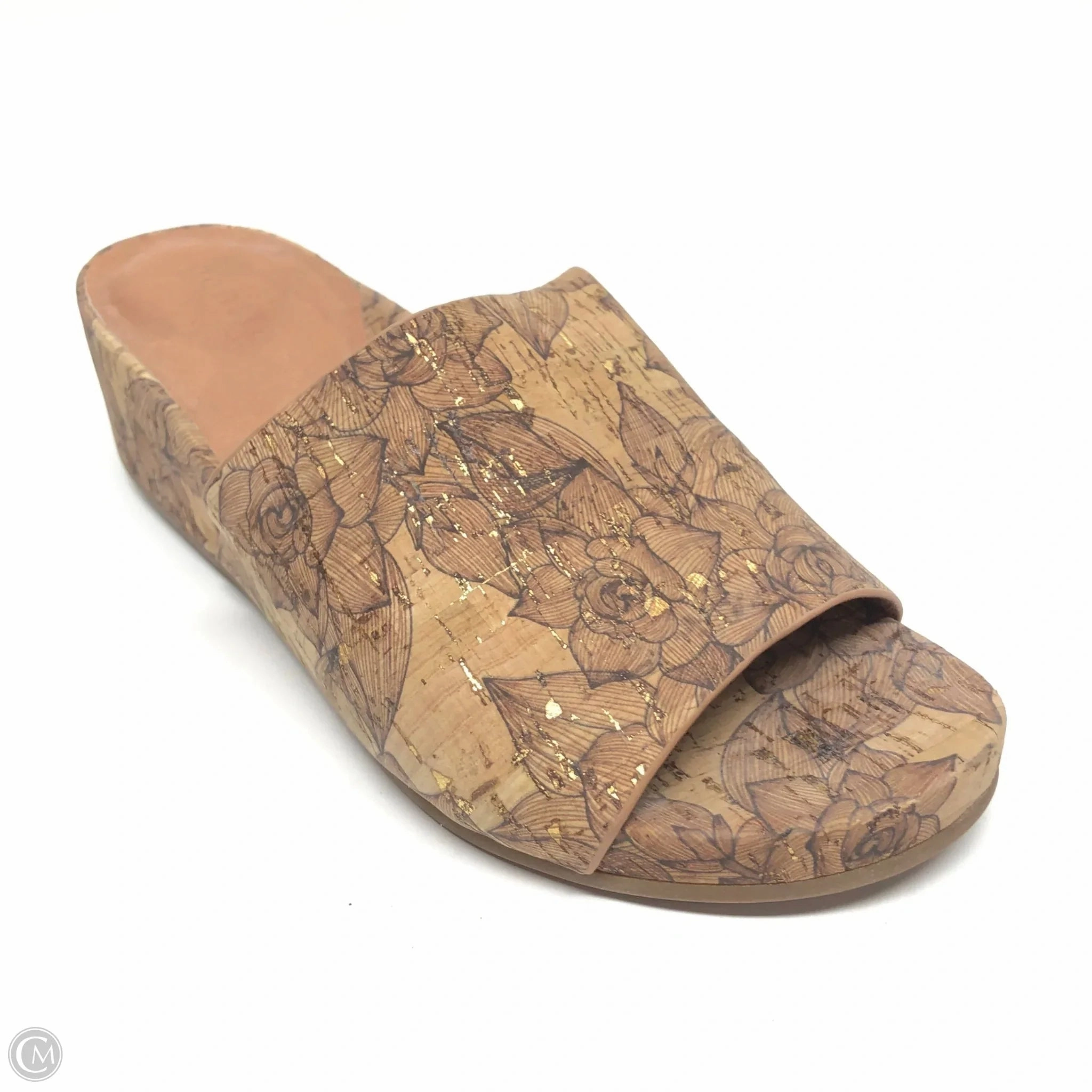 Sandals Heels Wedge By Gentle Souls In Brown, Size: 8