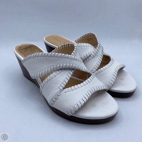 Sandals Heels Wedge By Jack Rogers In White, Size: 7