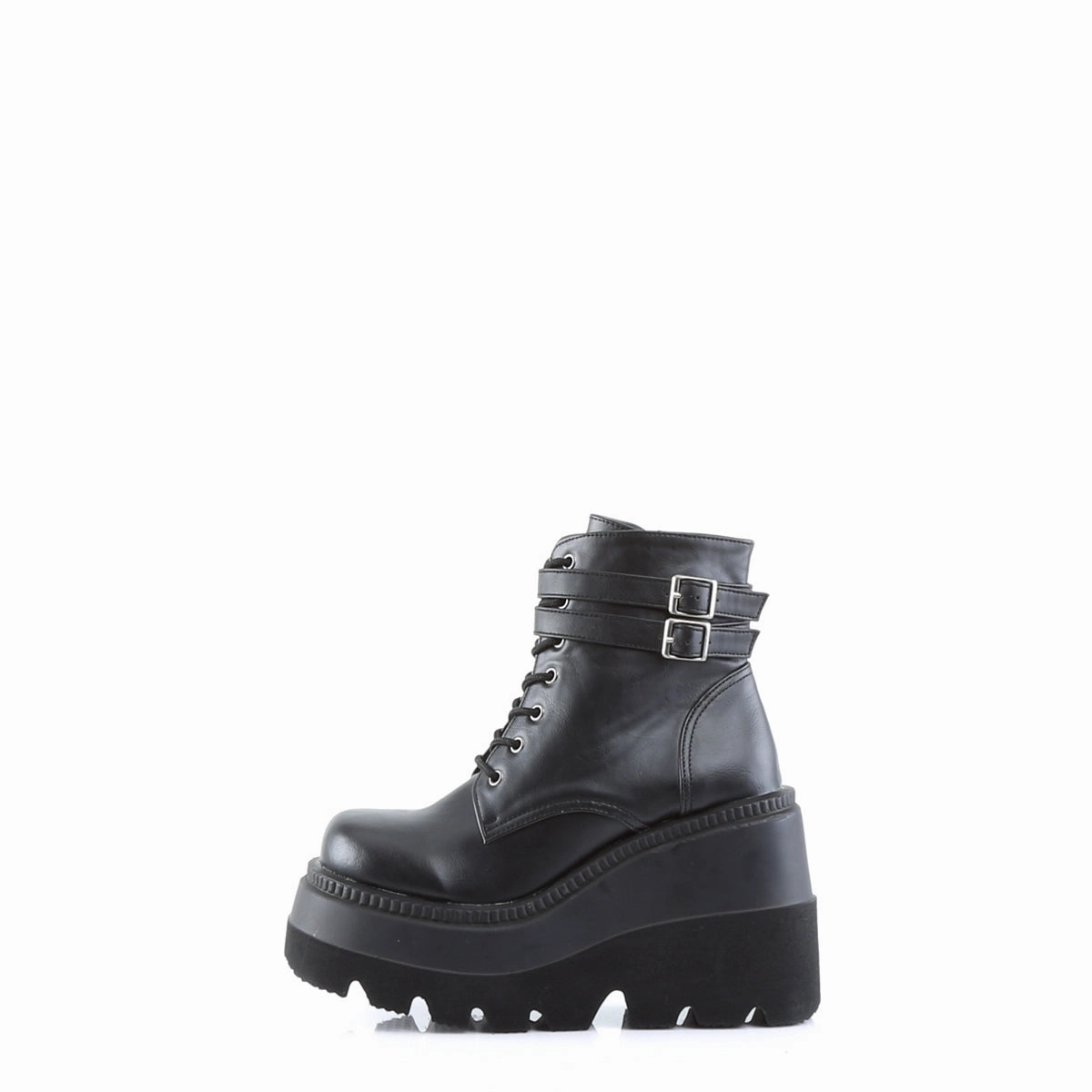 SHAKER-52  Black Vegan Leather
