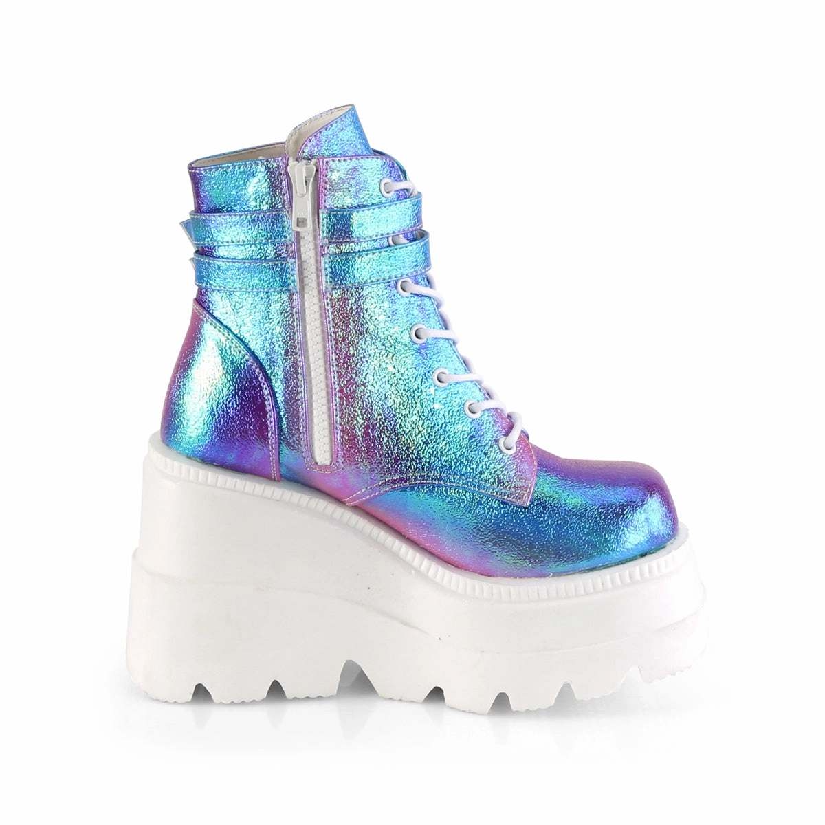 SHAKER-52  Purple Multi Iridescent Vegan Leather