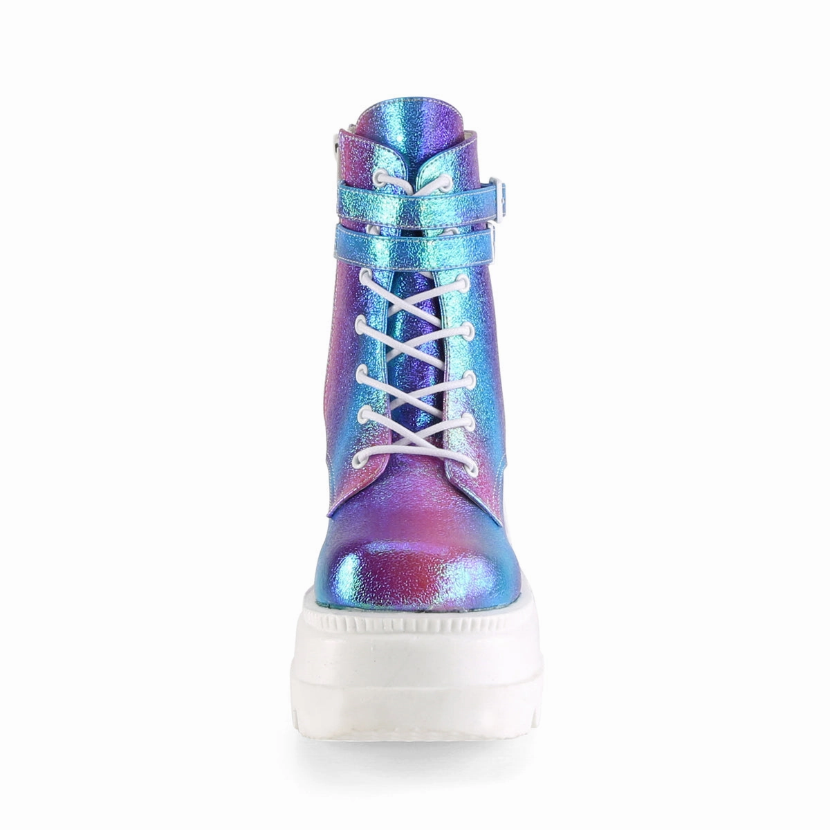 SHAKER-52  Purple Multi Iridescent Vegan Leather