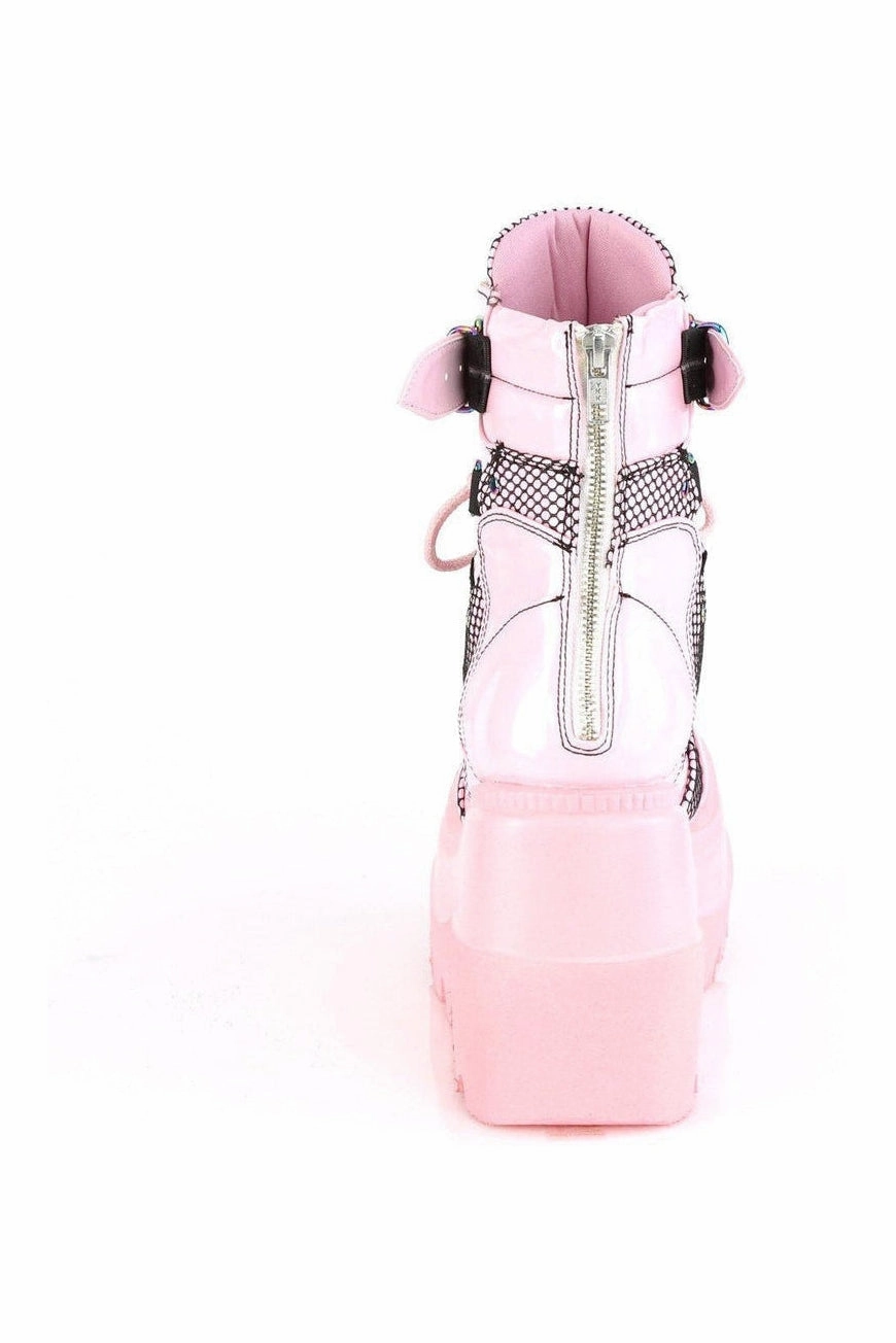 SHAKER-60 Ankle Boot | Hologram Faux Leather