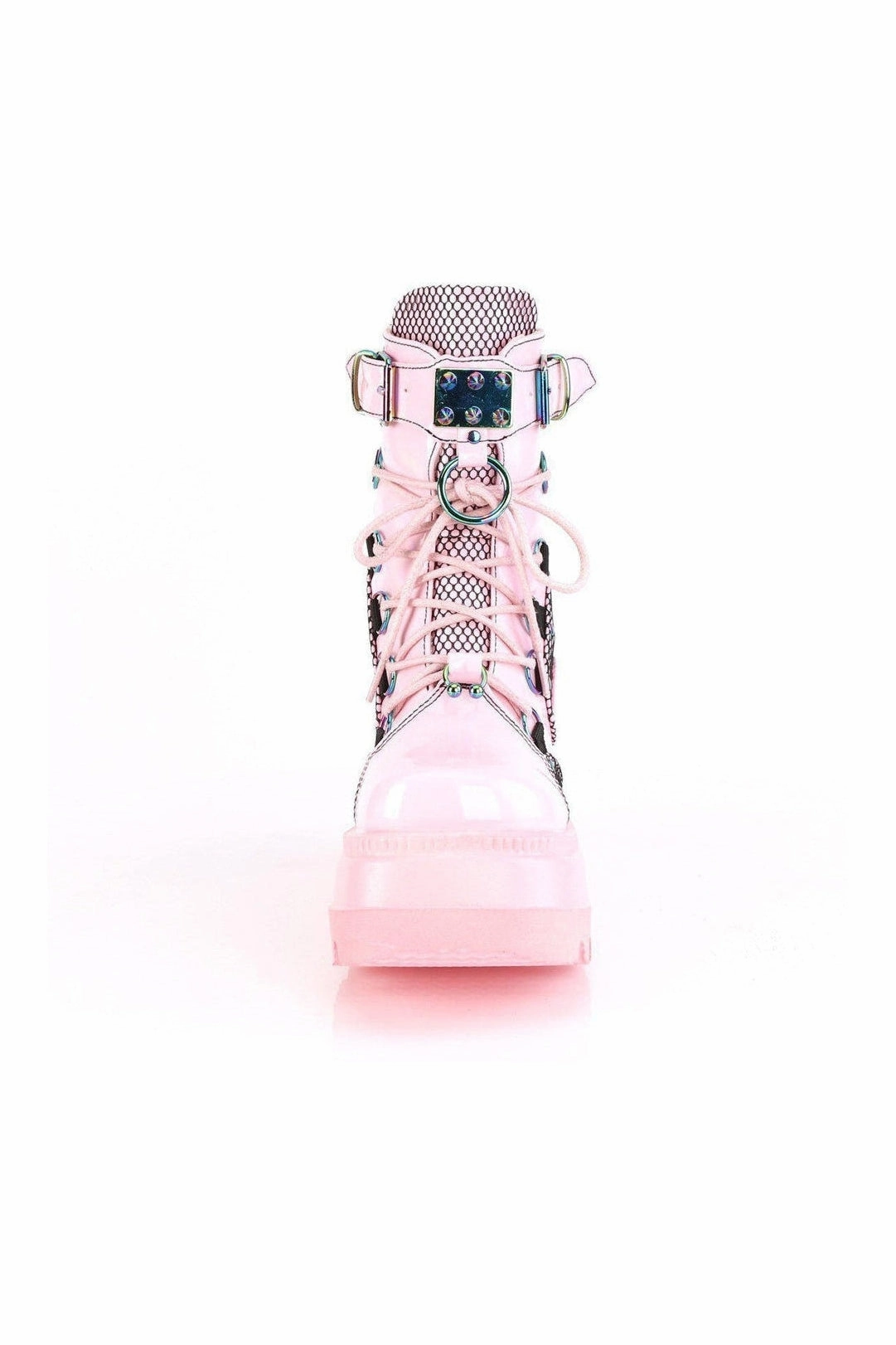 SHAKER-60 Ankle Boot | Hologram Faux Leather