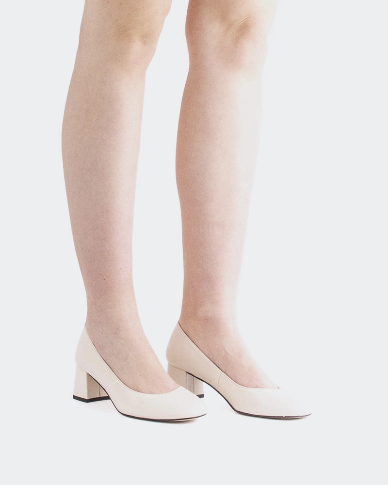 Sheko Off White Leather