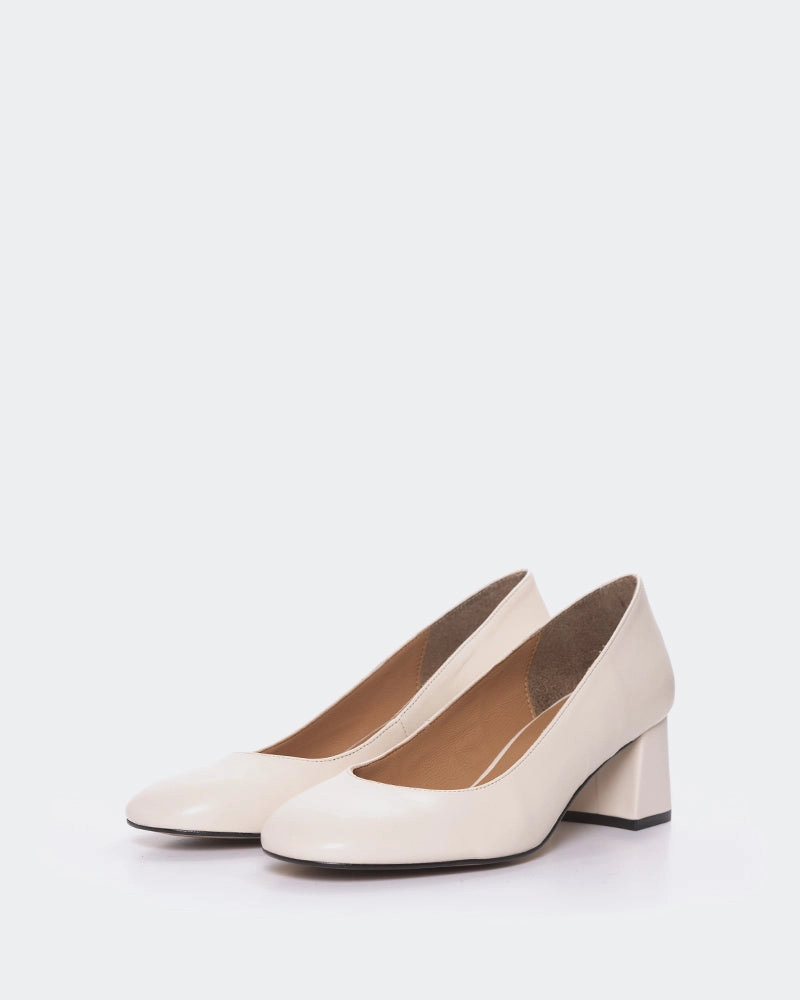 Sheko Off White Leather