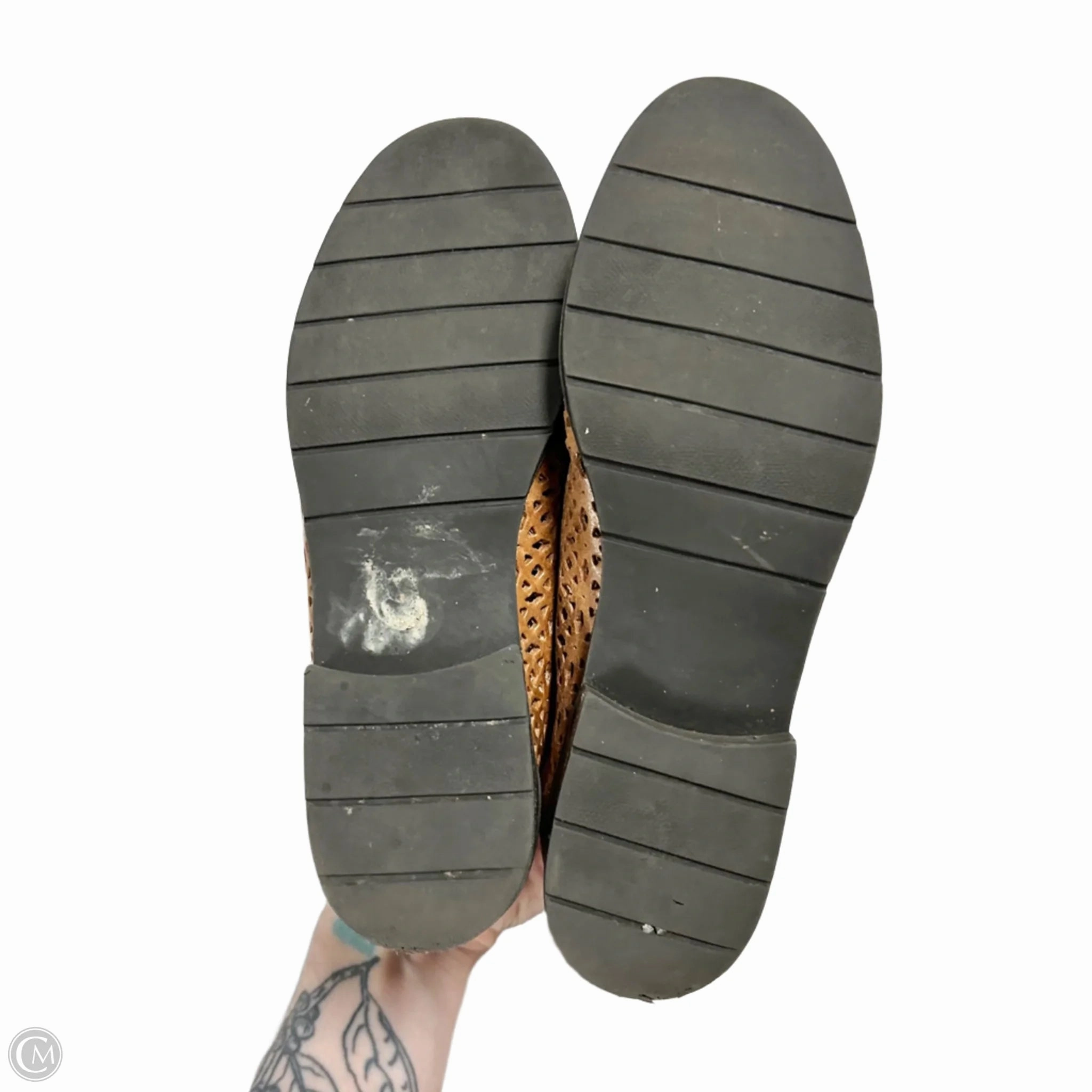 Shoes Flats By Danexx In Tan, Size: 5.5
