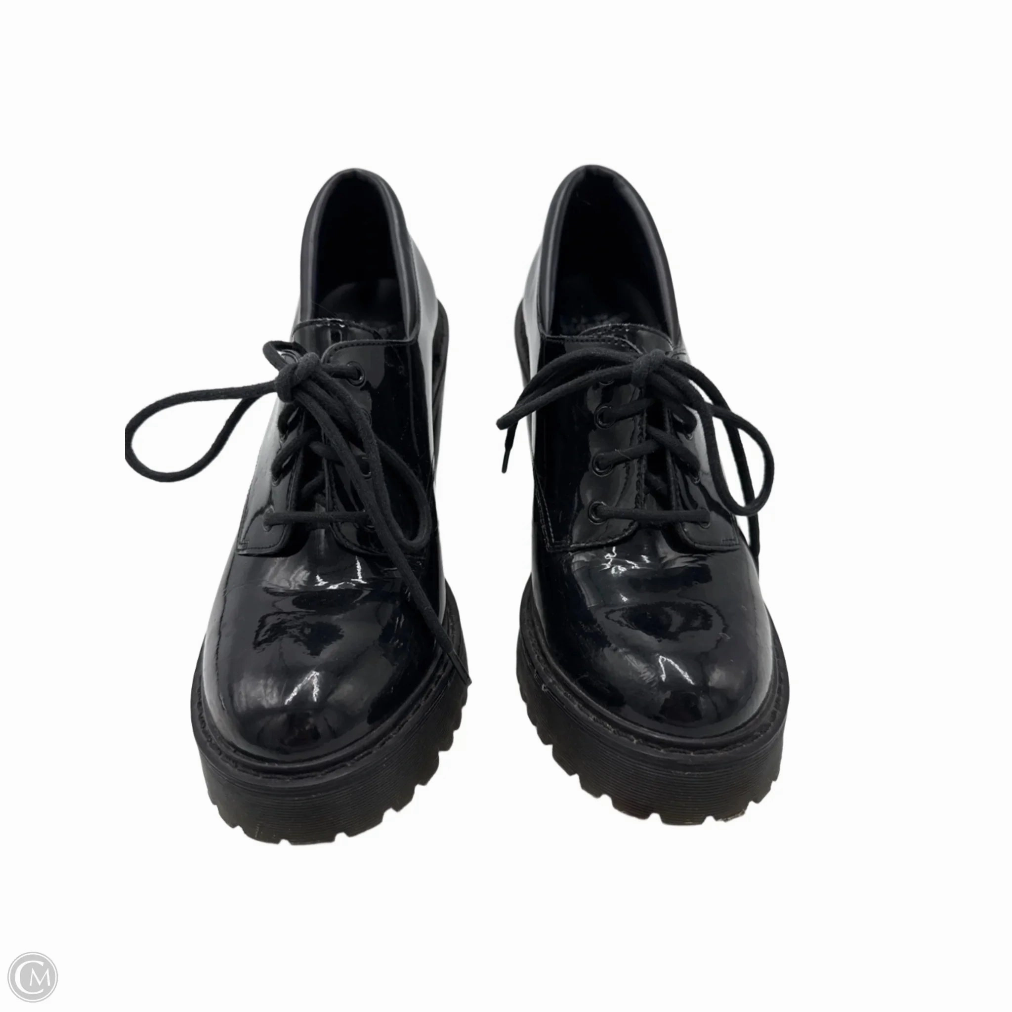 Shoes Heels Block By Dr Martens In Black, Size: 8