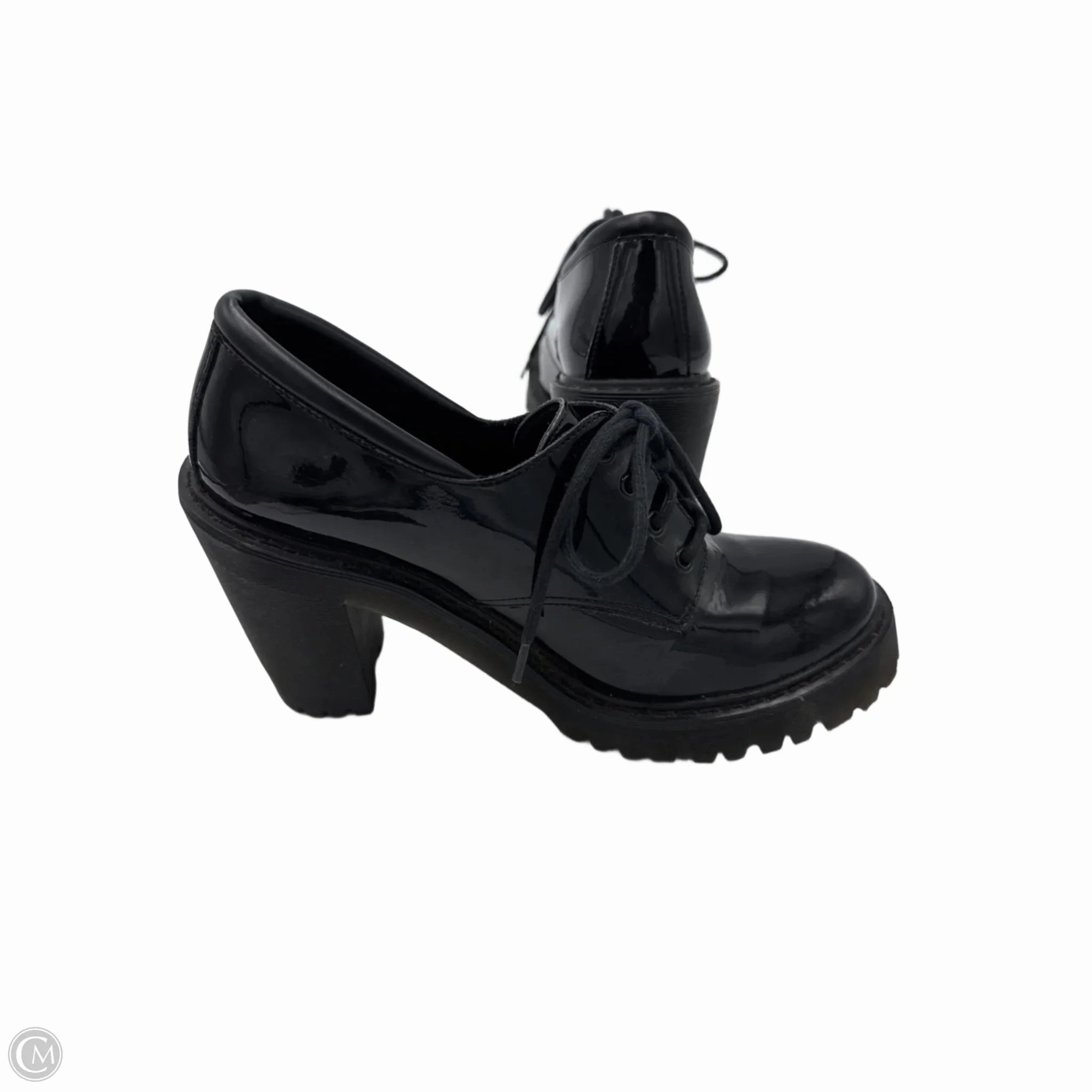 Shoes Heels Block By Dr Martens In Black, Size: 8