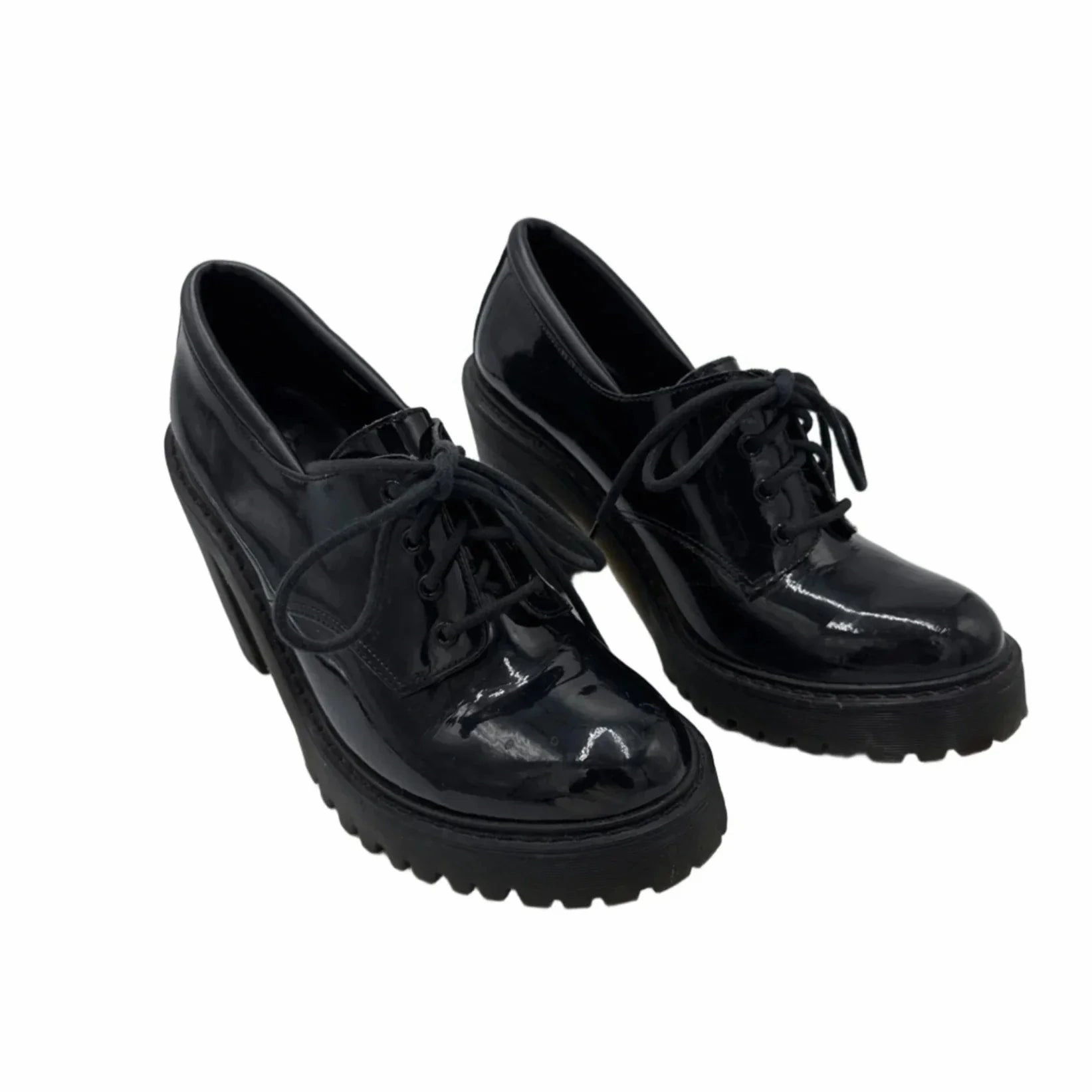 Shoes Heels Block By Dr Martens In Black, Size: 8