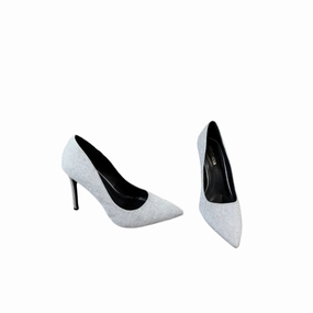 Shoes Heels Stiletto By Fashion Nova In Grey, Size: 8