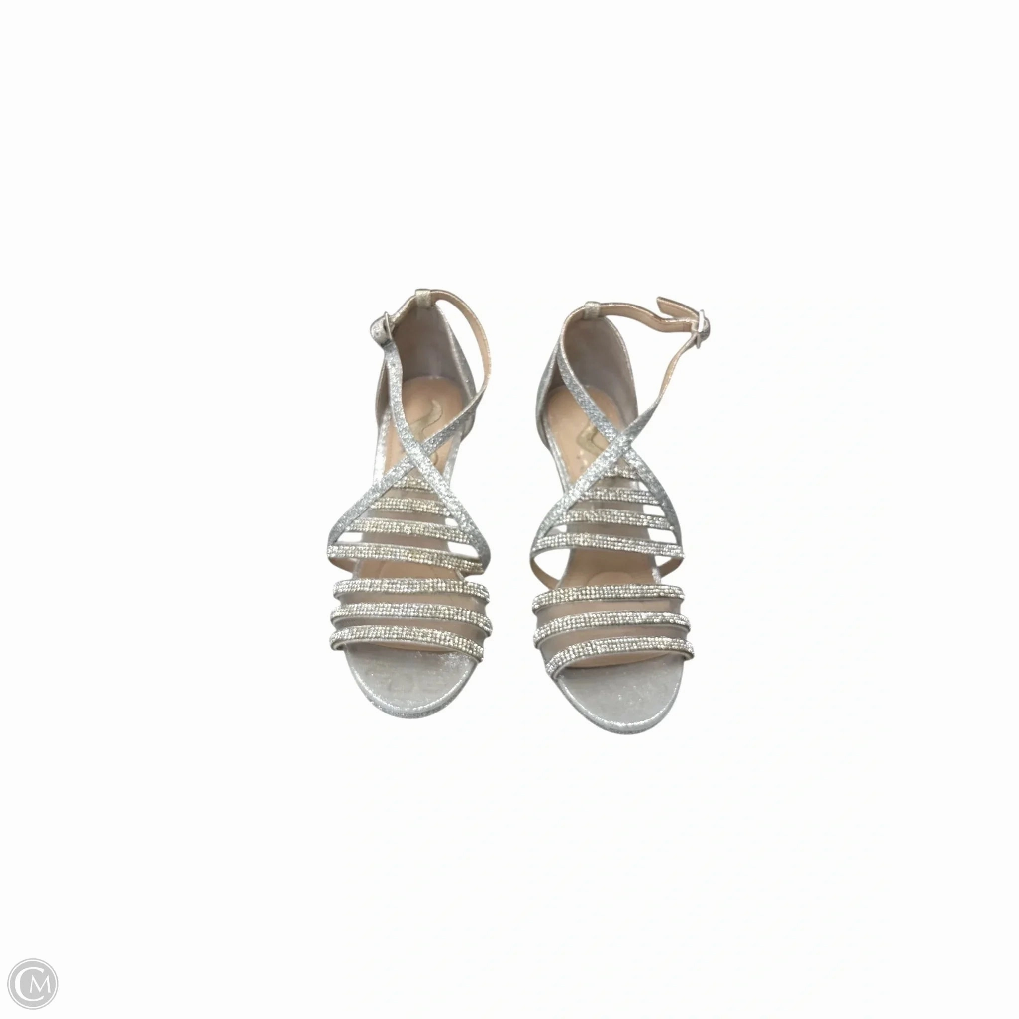 Shoes Heels Stiletto By Nina In Silver, Size: 6