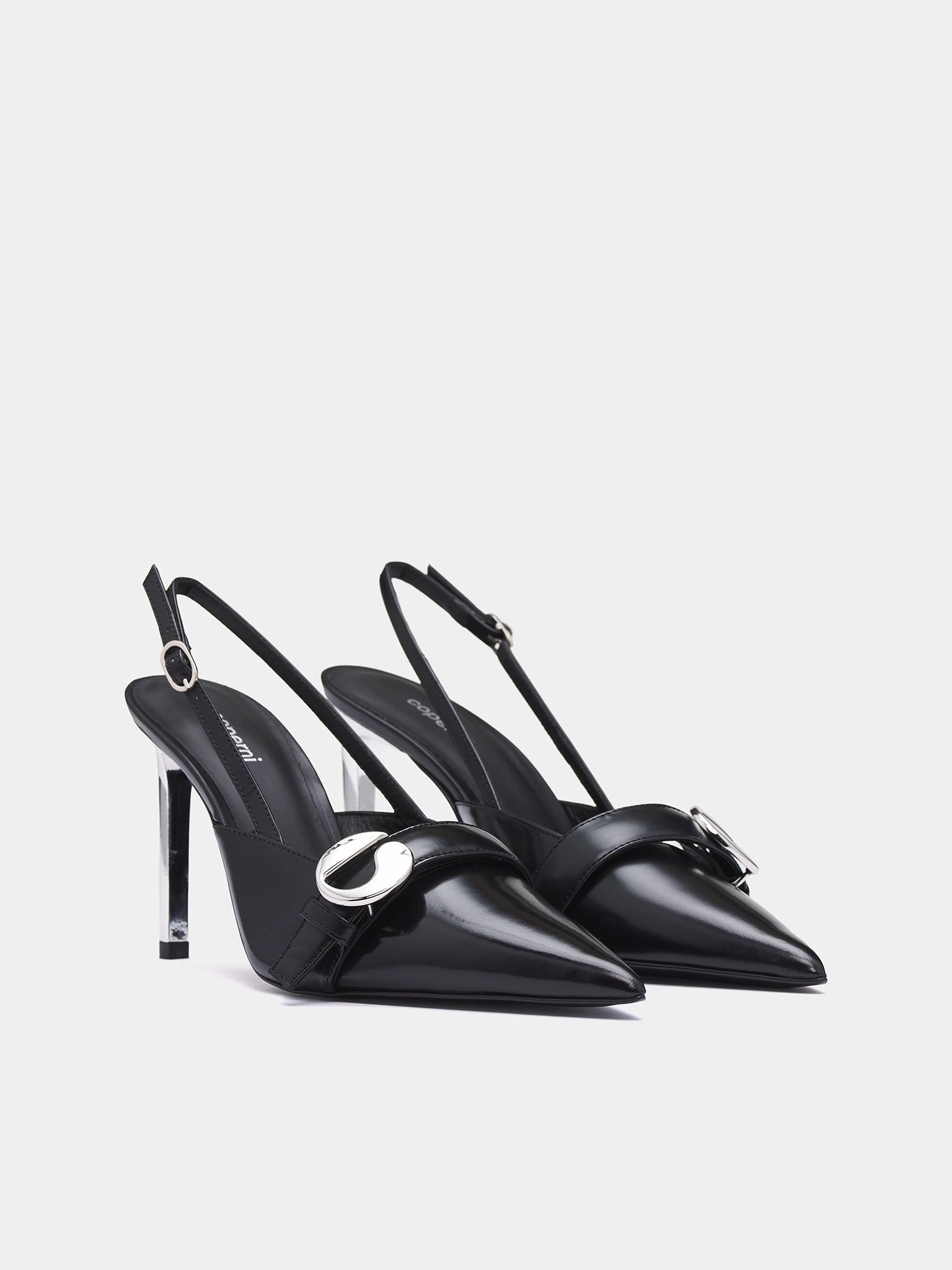 Slingback Belt Heels (COPSH82F6052-BLACK)