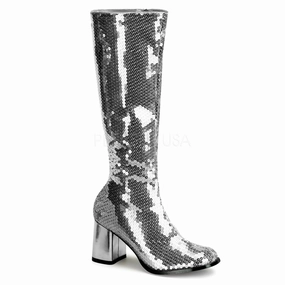 SPECTACUL-300SQ  Silver Sequins