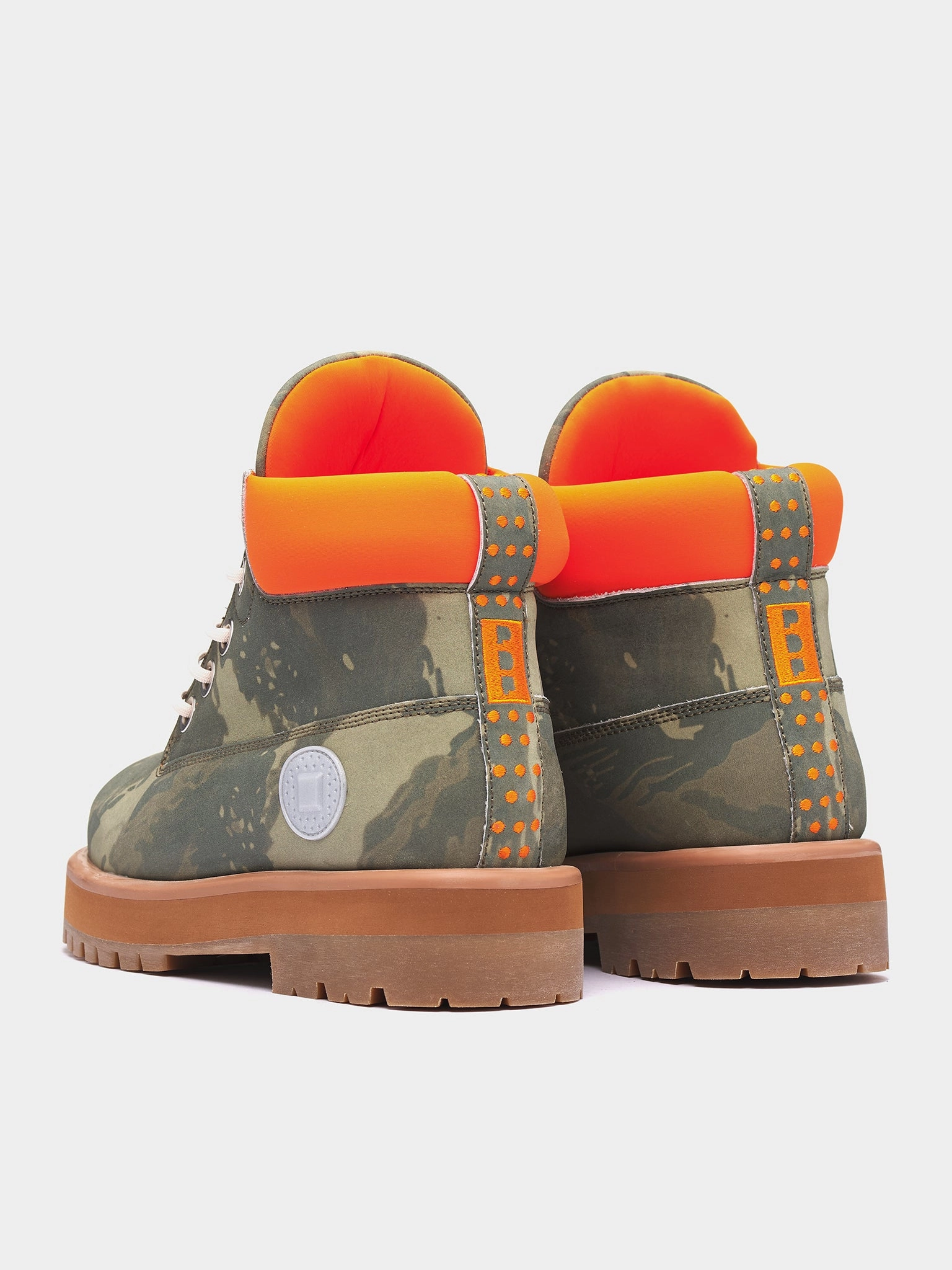 Strada Camo Boots (DFM45012S0007-CAMO-ORANGE)