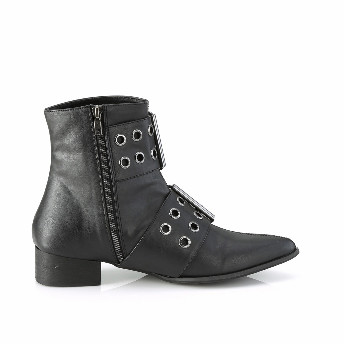 WARLOCK-55  Black Vegan Leather