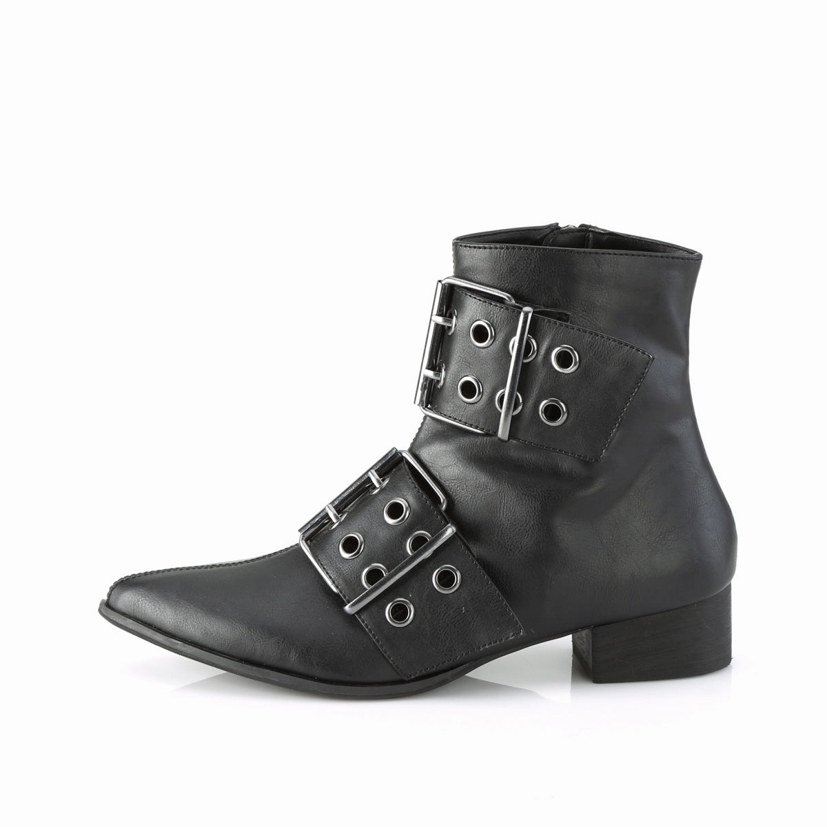 WARLOCK-55  Black Vegan Leather